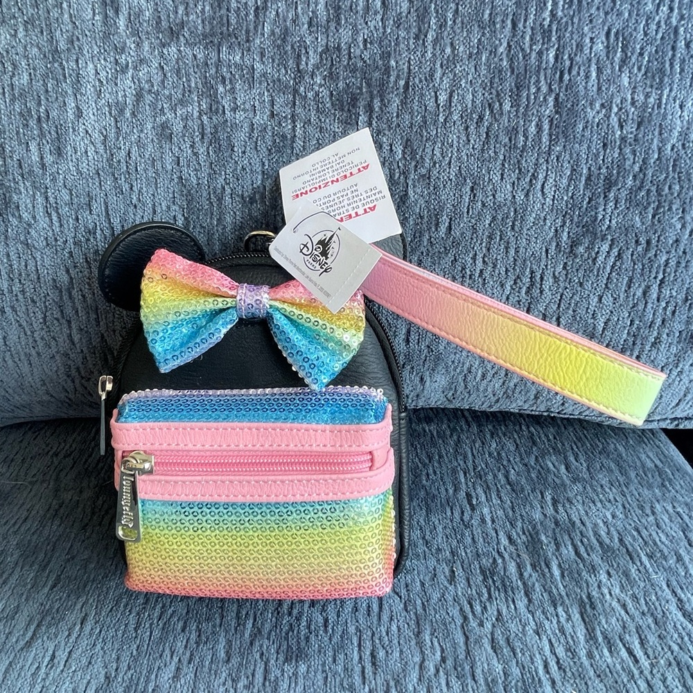 Loungefly Disney Rainbow Sequin Bag